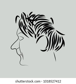 Figurativ, stylized human face