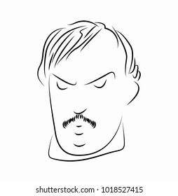 Figurativ, stylized human face