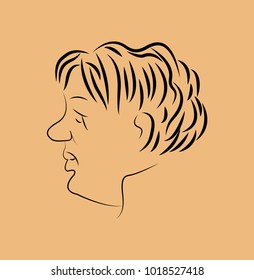 Figurativ, stylized human face