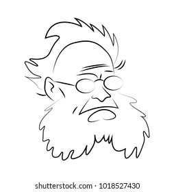 Figurativ, stylized human face