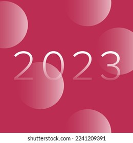 Figure 2023 on viva magenta background