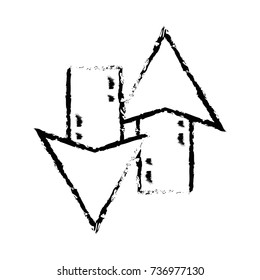 figure arrows loading in process icon