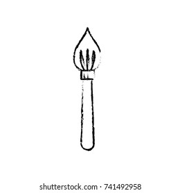 figure art brush paint object design