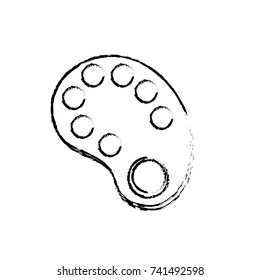 figure art palette object creative design