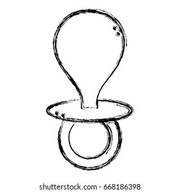 figure baby pacifier element to relax