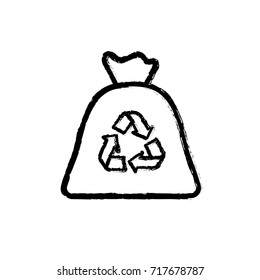 figure bag recycle to environment care