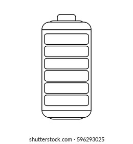 figure battery exhausted icon, vector illustraction design
