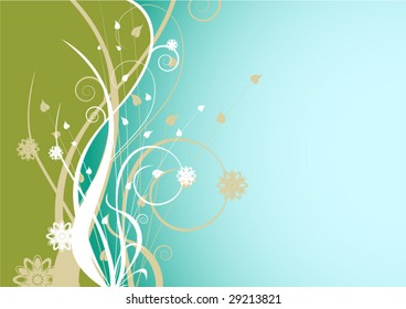 Figure of a beautiful background with elements design