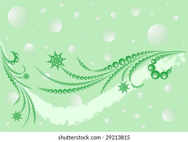 Figure of a beautiful background made balls