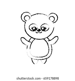 figure beautiful cute animals with expression face