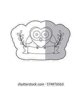 figure bird shaped heart icon image, vector illustration