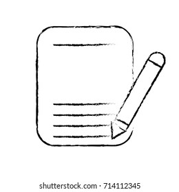 figure business document information with pencil tool