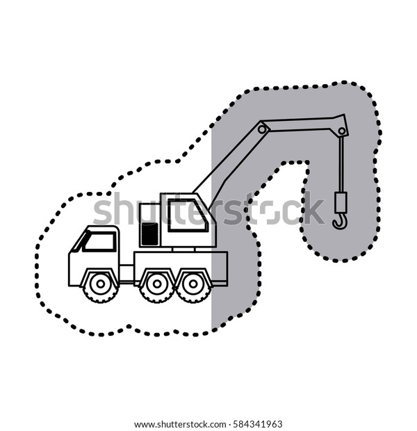 figure
car crane icon image, vector illustration
design