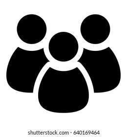 Figure, character / user / avatar icon, symbol. Simple character icon.