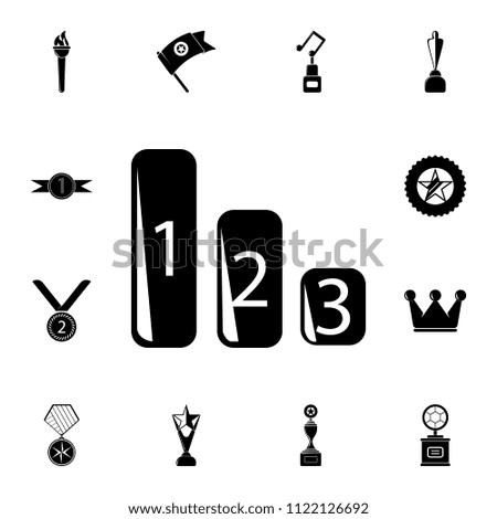 figure chart icon. Detailed set of Sucsess and awards icons. Premium quality graphic design sign. One of the collection icons for websites, web design, mobile app on white background