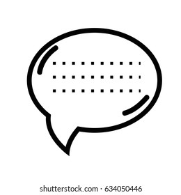 figure chat bubble communication message