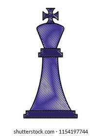 figure chess king piece icon