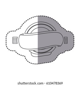 figure circular symbol with decorative icon, vector illustraction design