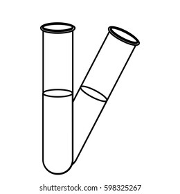 figure clinical tubes icon, vector illustraction design image