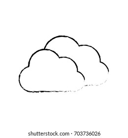 figure clouds natural weather in the sky design