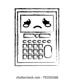 figure crying and tender calculator object kawaii
