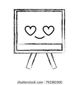 figure cute and in love board object kawaii