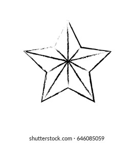 figure cute modern and big star design