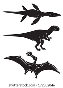 Figure depicts the dinosaurs