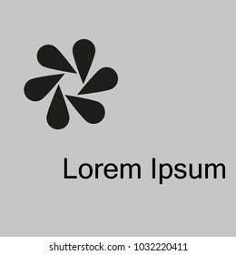 
The figure depicts a logo  with text in the form of a flower. This logo can be used for a company, a bank, a company, placed on the site.
