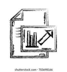 figure document with statistics bar diagram graphy