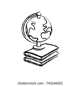 figure earth planet map desk in notebooks