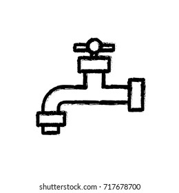 figure ecologycal faucet to save water and environment care