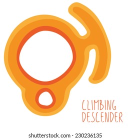 figure eight descender for canyoning