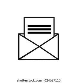 figure electronical letter open message information