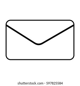 figure e-mail message icon, vector illustraction design