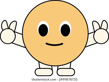 a figure face with a funny expression
