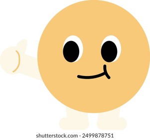 a figure face with a funny expression