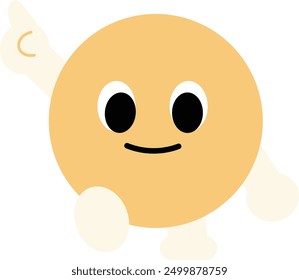 a figure face with a funny expression