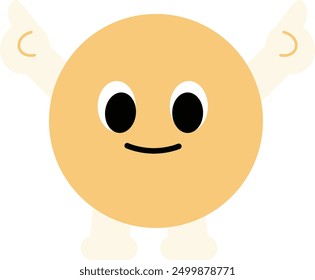 a figure face with a funny expression