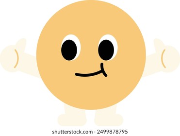 a figure face with a funny expression