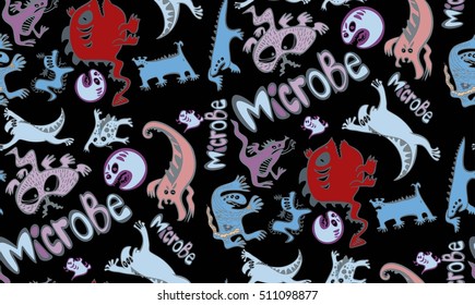 figure germs what are germs, evil, funny, freehand drawing, flu, bacteria, germs, infectious, infection, disease, sickness, infection, seamless texture germs, funny germs, disease, virus