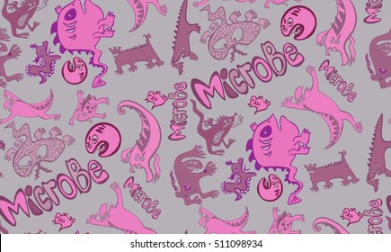 figure germs what are germs, evil, funny, freehand drawing, flu, bacteria, germs, infectious, infection, disease, sickness, infection, seamless texture germs, funny germs, disease, virus