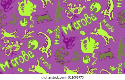 figure germs what are germs, evil, funny, freehand drawing, flu, bacteria, germs, infectious, infection, disease, sickness, infection, seamless texture germs, funny germs, disease, virus