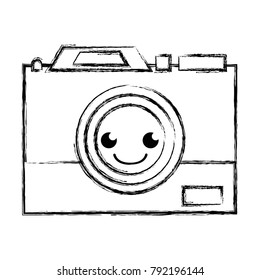 figure happy camera technology kawaii cartoon