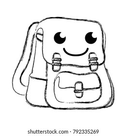 figure happy and cute bag object kawaii