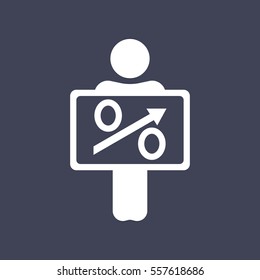 Figure Holding Blank icon