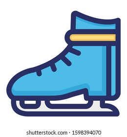 
Figure, ice, skating, skating Isolated Vector icon which can easily modify or edit
