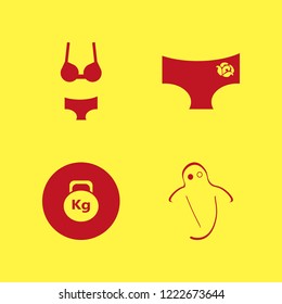 figure icon. figure vector icons set weight, ghost, woman underwear and panties rose