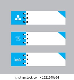 In the figure infographics in the form of rectangles of blue color. Infographics with icons. Infographics for site, business, project.