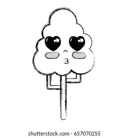 figure kawaii cute tender tree ecology